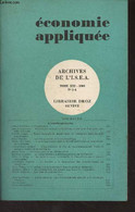 Economie Appliquée - Archives De L'I.S.E.A. - Tome XXI - 1968 N°3-4 - L'autofinancement - Présentation - Définition Et M - Autre Magazines