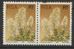 South Africa   1977   SG 419a  1R  Unmounted Mint  Pair - Nuovi