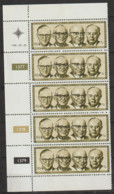 South Africa   1981   SG 493 Anniversary Republic  Corner Unmounted  Mint  Strip  Of Five - Neufs