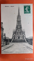 CPA (80)  Beauval. L'église . (X.1914) - Beauval