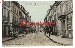 Luxeuil Les Bains - Rue Carnot - Haute Saône CPA Colorisee France Frankrijk Carte Postale Animee - Luxeuil Les Bains