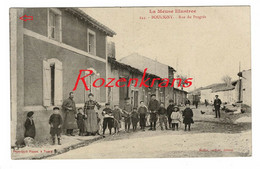 Bouligny Rue Du Progres CPA Rare France Frankrijk 1916 Carte Postale Animee - Other & Unclassified