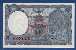 NEPAL - P. 1b – 1 Mohru / Rupee ND (1953-1960) UNC, Serie See Photos - Népal