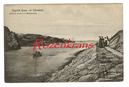 Sweden Sverige Suede Nygrafd Kanal Vid Tjornekalf CPA RARE Animee Old Postcard Brefkort - Sweden