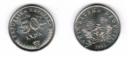 CROATIA   50 LIPA 1993 (KM # 8) #7018 - Croatia