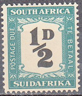 UNION OF SOUTH AFRICA  SCOTT NO J34  MINT HINGED  YEAR  1948 - Portomarken