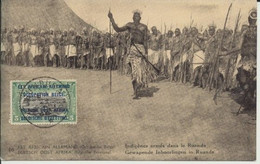 CARTES  POSTALES     AFRIQUE  EST AFRICAIN ALLEMAND (occupation Belge)   Indigènes Armés Dans Le Ruanda. - Rwanda