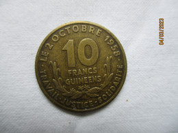 République De Guinée: 10 Francs 1959 - Guinée