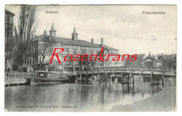 Odense  Folkettheatret Denmark Danmark Denemarken Brevkort CPA RARE Old Postcard Carte Postale - Denmark