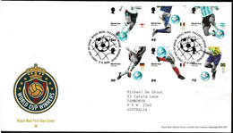 Great Britain 2006 World Cup Winners - Soccer FDC - 2001-2010 Em. Décimales
