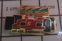 216c Pin's Pins / Beau Et Rare / SPORTS / 1992 FLEURY MICHON FORMULE 1 GP ADELAIDE - Car Racing - F1