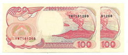 INDONESIE 100 Rupiah #127  1992  Voillier & Le Bébé Volcan KRAKATAO Lot De 2 Billets Série NEUFS - Indonésie