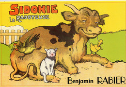 Illustrateur Benjamin Rabier Sidonie La Radoteuse Animaux Vache Chat Canard - Rabier, B.