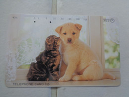 Japan Phonecard - Katzen