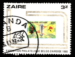 Tp De 1980 - Exposition Philatélique Belgo-zaïroise " Phibelza" - Y&T N° 1012a Obli (0) - Usati