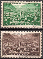 ANDORRE--- N°130 & 132---OBL VOIR SCAN - Gebraucht