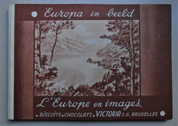 Album Chromos Complet Chocolat Victoria - L'Europe En Images 1ère Série - Suisse, France, Pays-Bas - Album & Cataloghi