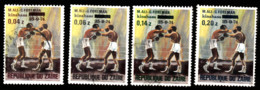 Tp De 1974 - Boxe - Match M. Ali - G. Foreman Surchargés  - Y&T N° 849/52 Obli (0) - Oblitérés