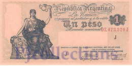 ARGENTINA 1 PESO 1935 PICK 251c AU/UNC - Argentine