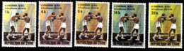 Tp De 1974 - Boxe - Match G. Foreman - M. Ali - Y&T N°843/47 MH * - Unused Stamps