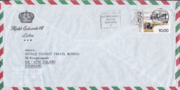 Portugal HOTEL EDUARDO VII. Slogan Flamme LISBOA 1977 Cover Brief Lettre ESBJERG Denmark - Briefe U. Dokumente