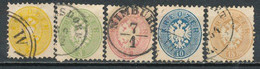 Autriche 1863 Michel, 24a-28a Yvert 27-31 - Sonstige & Ohne Zuordnung