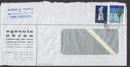 Portugal AGENCIA ABREU, LISBOA 1974 Cover Brief Lettre Stadt Pinhel & Europa CEPT Stamps - Cartas & Documentos