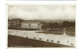 Devon  Postcard  Rp Rppc Plymouth Slogan Cancel Postmark  Hoe Promenade 1926 - Plymouth