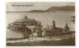 Devon  Postcard  Rp Rppc Plymouth Hoe Promenade And Pier Unused Milton Post Card - Plymouth
