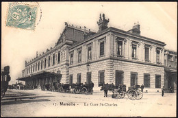 13-0040 - Carte Postale Bouches-du-Rhône (13) - MARSEILLE - La Gare Saint Charles - Quartier De La Gare, Belle De Mai, Plombières