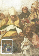 VATICAN - CARTE MAXIMUM - Yvert N° 805 - SAINT AUGUSTIN - OEUVRE De RAPHAËL - Cartas Máxima