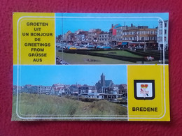 POSTAL POST CARD CARTE POSTALE BÉLGICA BELGIUM BELGIQUE BREDENE GROETEN UIT UN BONJOUR GREETINGS FROM GRÜSSE AUS VER.... - Bredene