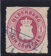 Oldenbourg 1862 Cat. Yvert N° 17a, Oblitéré - Oldenburg