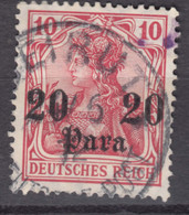 Germany Offices In Turkey 1905 With Watermark Mi#37 Used - Turkey (offices)
