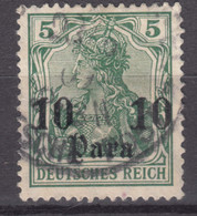 Germany Offices In Turkey 1905 With Watermark Mi#36 Used - Deutsche Post In Der Türkei