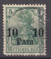 Germany Offices In Turkey 1905 Without Watermark Mi#24 Used - Deutsche Post In Der Türkei