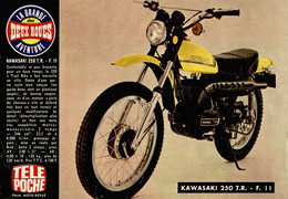 Fiche Technique D'une Kawasaki 250 TR - F.II, Découpée Dans Télé Poche - Motos