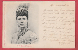 H.M. Queen Alexandra -1901 ( Voir Verso ) - Familles Royales