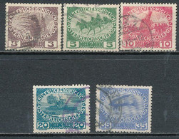 Autriche 1915 Michel 180-84, Yvert 138-42 - Sonstige & Ohne Zuordnung