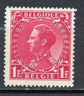 BEL -  Yv. COB  N° 403  * 1f Léopold III Cote 4 Euro TBE  2 Scans - 1934-1935 Leopold III.