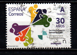 SPAGNA - 2021 - 30° ANNIVERSARIO DELLA SEGRETERIA GENERALE IBERO-AMERICANA - USATO - Used Stamps