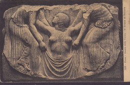 Italy PPC Roma - Museo Delle Terme Il Trono Di Vernere ROMA 1920 KØBENHAVN Denmark (2 Scans) - Musei