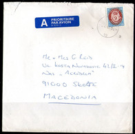 Norway,1991,letter Sent From Langhus Norway  To Skopje Macedonia As Scan - Cartas & Documentos