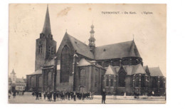 Belgique Carte Postale.  TURNHOUT. De Kerk. Oblitération TAXE 20c. ROESELARE.1921. - Turnhout