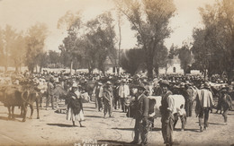 Bolivia La Paz Native Indians At Cattle Market Real Photo Postcard 1926 - Bolivia