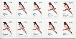 Espagne - 2006 - Ed. 4217 - Yt 3868 - Carnet Adhésif - Fauna : Golondrina - ** - Unused Stamps