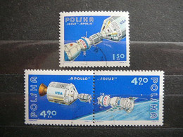 Space Apollo - Sojuz # Poland Polska 1975 Used #Mi. 2386/8 - North  America