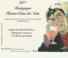 Etiquette Vin MANINI Jack  Festival Vini BD 2019 (S.O.S Lusitania - Arte Della Tavola