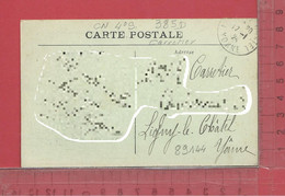 CARTE NOMINATIVE : CARRETIER ( Gendarme ) à  89144  Ligny-le-Chatel - Genealogy
