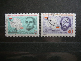 Ships Arctic # Poland Polska 1986 Used #Mi. 3033/4 North Pole - Expéditions Arctiques